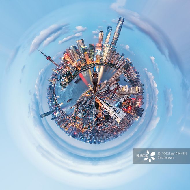 上海城市風(fēng)光全景 東方明珠的魅力與活力